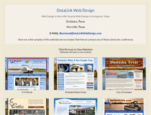Tablet Screenshot of datalinkwebdesign.com